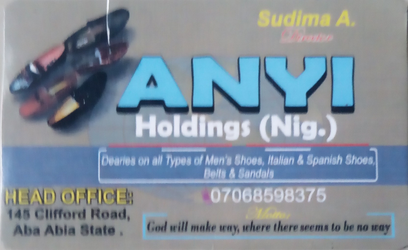 ANYI HOLDINGS LTD