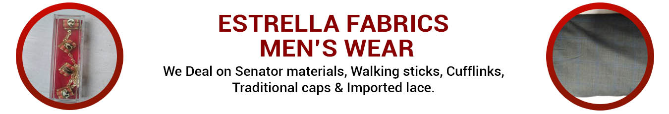 ESTRELLA FABRICS MEN'S WEAR