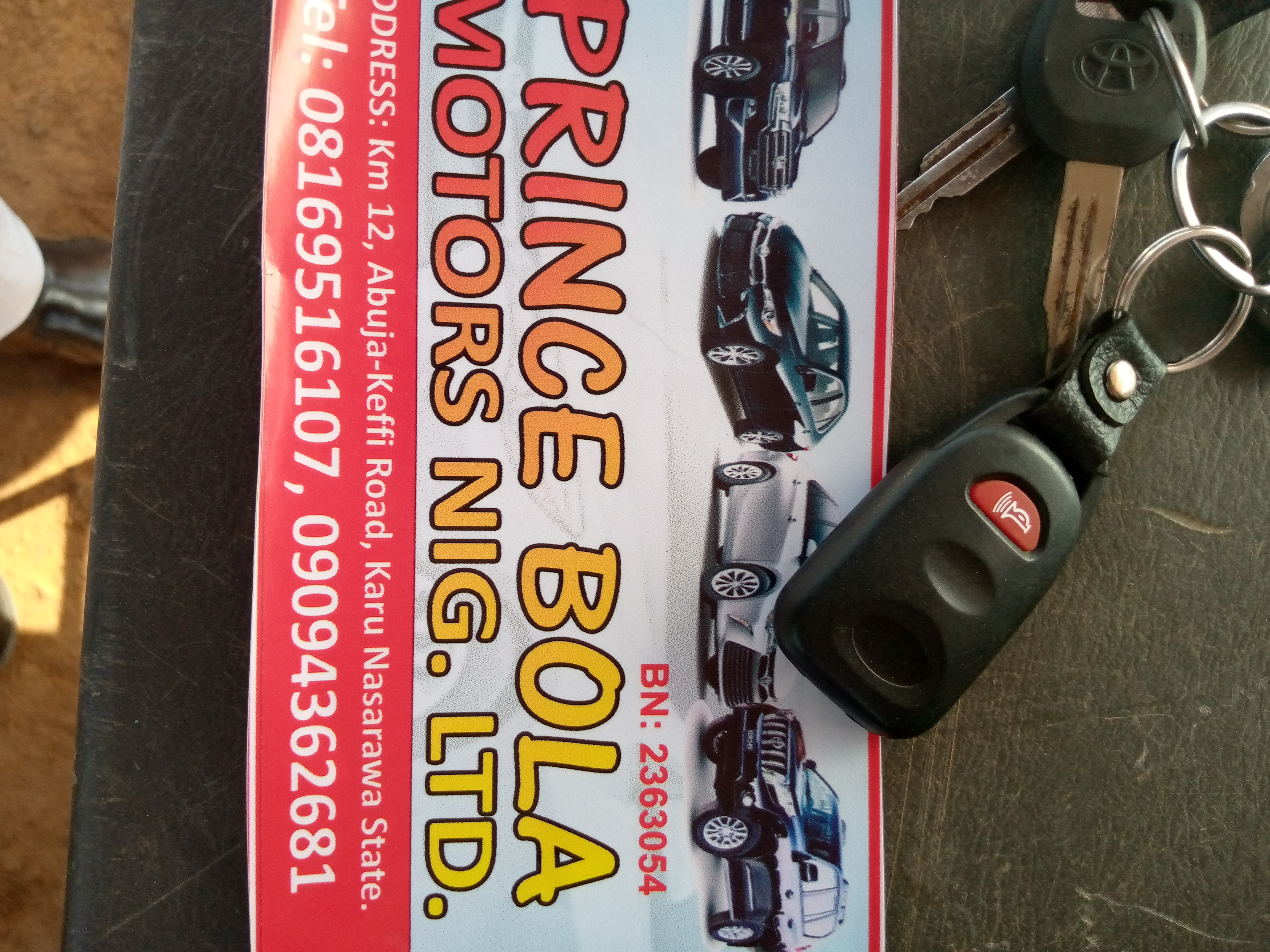 Prince Bola motor Nig LTD