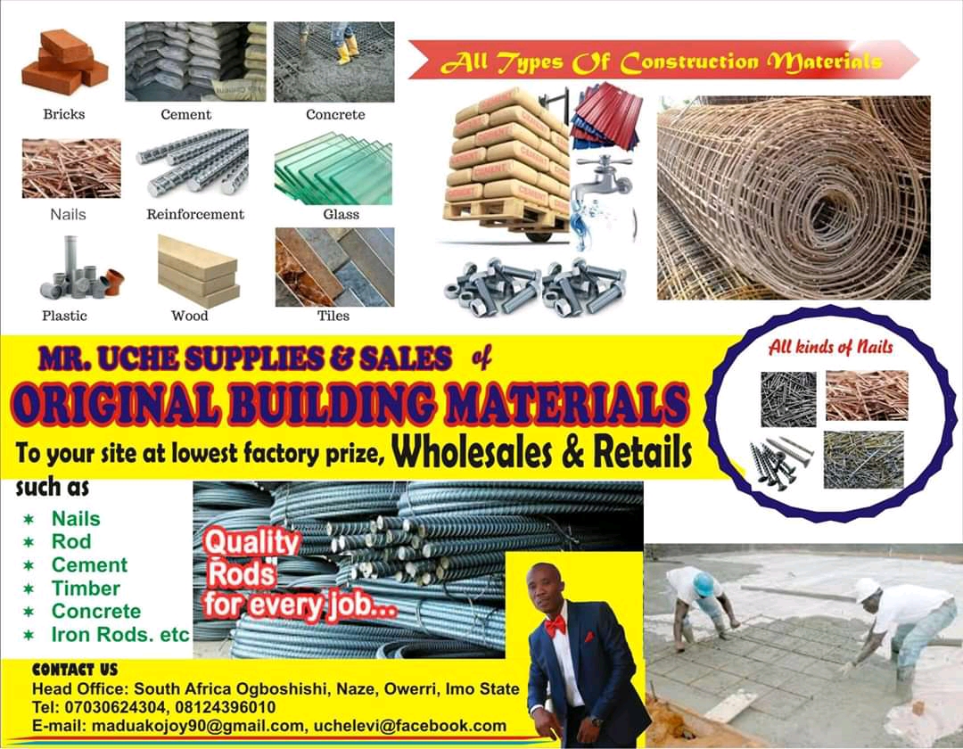 UcheLevi. Building Material