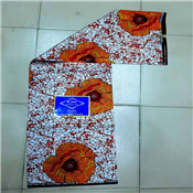 Nigeria Orange Wax Material 6pieces