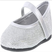 KIDDIES WHITE LEATHER SHOE