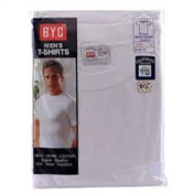 BYC MEN'S T-SHIRT R-NECK WHITE