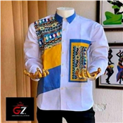 Quality Men's Unique Long Sleeve Shirt