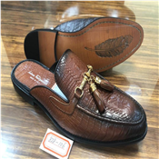 Designer Men's Half Cut Slip-On Shoe