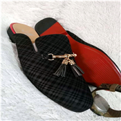 Men's Suede Half Cut Slip-On