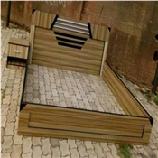 MODERN WOODEN BED FRAME
