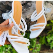 Ladies Quabelle Glass Quality Heel Slippers 