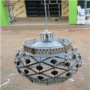  OVAL STEEL CHANDELIER