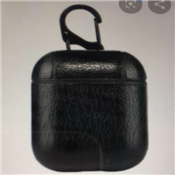 Airpod 2 Leather casing, black