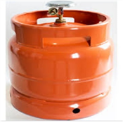 6kg Refillable Camping Gas Cylinder - Orange