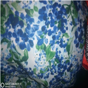 Ladies Poly Flower Material- 3yards