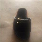 Mens black leather pam