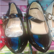 Quality kids Black Crystal Shoe Cover Toes Heel