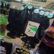 Curly Brazilian bundle human hair