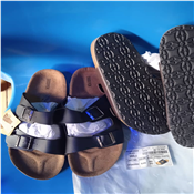 Male buckle up slippers