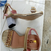 Ladies Fashion Mid Heel Sandals