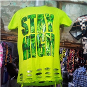 Men Plain Blue Jeans Trouser 