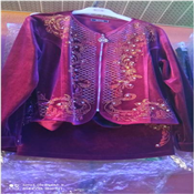 FLOWER SILK SKIRT AND BLOUSE