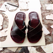 Designer men's fashion Pam slippers.
