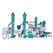 Rice Processing Equipment Set With Rice Polishing Machine