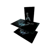 DOUBLE LAYER GLASS WALL SHELF