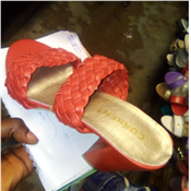 Ladies Fashion Mid Heel Slippers 