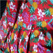 Flower Crepe Fabric 500 per yard