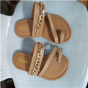 Ladies leather slippers