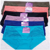  Ladies Panties Cotton With Lace Best Offer 
