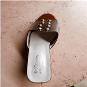 Quality Ladies Fashion Mid Heel Slippers