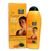 500ML CLEAR NATURE 3X CARROT BODY MILK