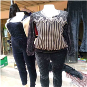 WOMEN'S TOP AND TROUSER