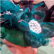 Unique Green Fascinator