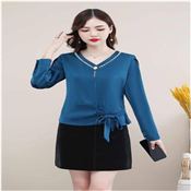LADIES LONG SLEEP CHIFFON TOP