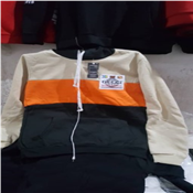 Danami Plain Zipper Long Sleeve Hoodie