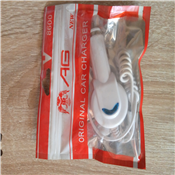 White 2usb car charger