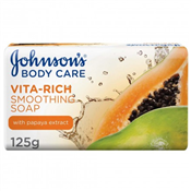 125G JOHNSONS BABY CARE SOAP VITA-RICH PAPAYA