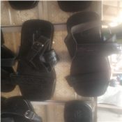 Leather slippers pam