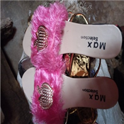 Ladies Suede Casual Flat Slippers