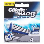 GILLETTE MACH3  TURBO CART 4S
