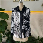 LADIES LONG SLEEP CHIFFON TOP