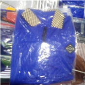 MENS QUALITY SINGLE COLLAR NECK POLO BLUE