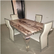4 Seaters Marble Top Dining Table