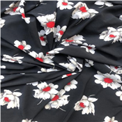 Vintage crepe material fabric