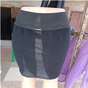 black skirt