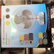 12 rechargeable fan