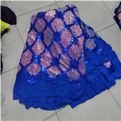 Lace High Quality  Velvet Net Lace With Sequence