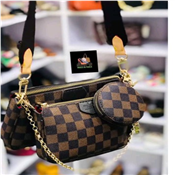 New Fashion Leather Ladies Handbag-Brown