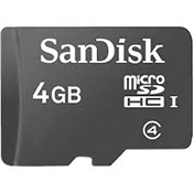 SANDISK MEMORY CARD 4GB